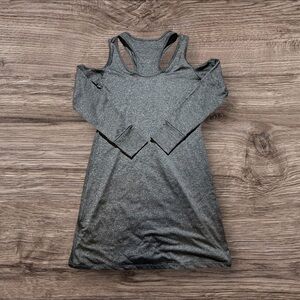 Boston Proper Gray Midi‎ Dress